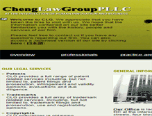Tablet Screenshot of chenglawgroup.com